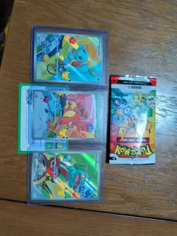 Pokemon TCG First Partner Illustration Collection Series 1 Kanto GEN 1 3x Cards - Image 1