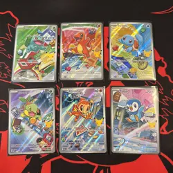 Pokemon 2026 First Partner Illustration Collection Series 1 Promos Set 6 Cards - Image 1
