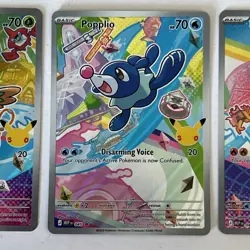 Pokemon TCG First Partner Illustration Collection Alola Region Starters x3 Cards - Image 3