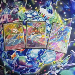 Pokemon TCG First Partner Illustration Collection Alola Region Starters x3 Cards - Image 1