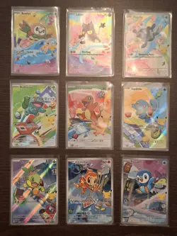 Pokemon TCG: First Partner Illustration Collection 2026 Promos Full Set 9 Cards - Image 1