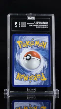 Pokemon Mega Charizard X ex 023 Me: Mega Evolution Promo Holo EX TAG 9 2025 - Image 2