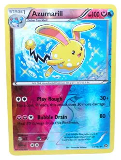 Azumarill 77/114 Reverse Holo XY Steam Siege 2016 - Pokemon Card TCG (Excellent) - Image 1