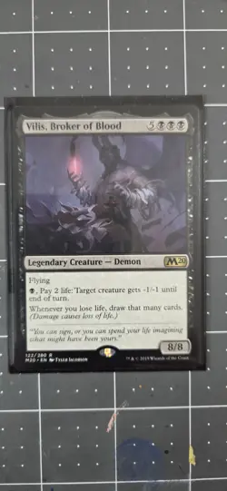 Vilis, Broker of Blood Core Set 2020, Regular Card, Near Mint Condition - Image 1