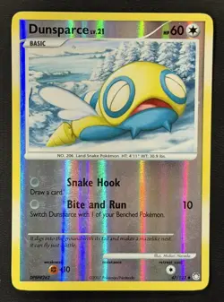 Pokemon Card - Dunsparce Mysterious Treasures 47/123 Uncommon Reverse Holo - Image 1