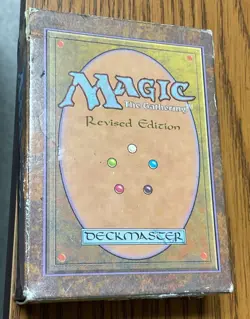 MTG MAGIC the GATHERING 1994 REVISED EDITION STARTER DECK 60 Cards/Box/Manual - Image 5