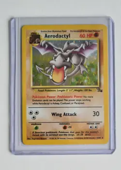 Aerodactyl Holo - 1/62 - Fossil - Pokemon Card TCG Vintage Rare LP 1999 - Image 1
