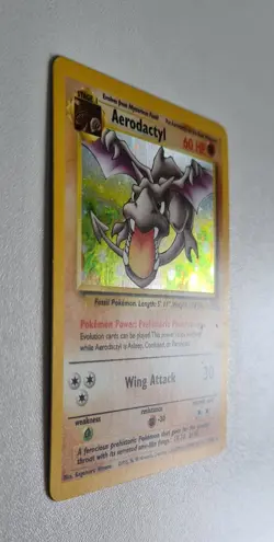 Aerodactyl Holo - 1/62 - Fossil - Pokemon Card TCG Vintage Rare LP 1999 - Image 4