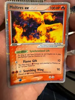 Moltres ex #031, Black Star Nintendo Promo, Holo Rare Pokemon Card, 2005 - Image 1