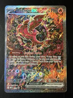 Oricorio ex 024 Pokemon TCG Mega Evolution Charizard UPC Black Star Promo Card - Image 1