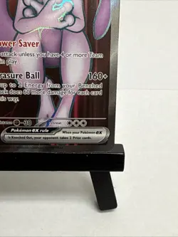 New 2025 Pokemon TCG Destined Rivals Team Rocket's Mewtwo EX UR card #213/182 - Image 4