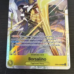 One Piece Card Game Borsalino SR EB04-058 OP15 Adventure on Kami’s Island - Image 4