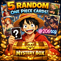 One Piece Mystery Box | 5 Random Cards | Guaranteed Straw Hat Crew | Auction #1 - Image 1