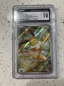 Eevee 173 Sv: Scarlet & Violet Promo Cards Holo Promo CGC 10 The Pokemon Company - Image 1