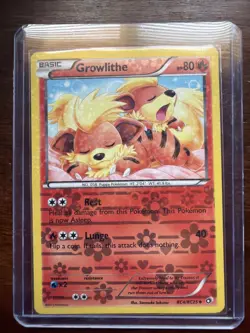 Growlithe RC4/RC25 Legendary Treasures 2013 Radiant Collection Pokemon Card TCG - Image 1
