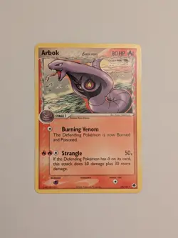 Pokemon TCG Arbok Delta Species 13/101 Rare EX Dragon Frontiers Card - Image 1