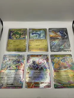 Pokemon Japanese lot of 6 Rare Card Lot! NM assortment of ex cards - Image 1