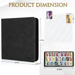 JoyHood Card Binder for Trading Card, Card Collection Binder with 12 Pocket - Image 3