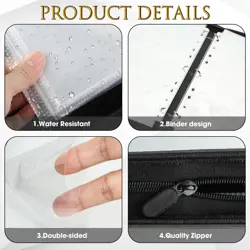 JoyHood Card Binder for Trading Card, Card Collection Binder with 12 Pocket - Image 4