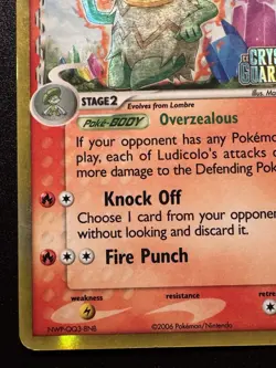 Ludicolo 6/100 EX Crystal Guardians Pokemon Card Reverse Holo Foil Rare MP - Image 5