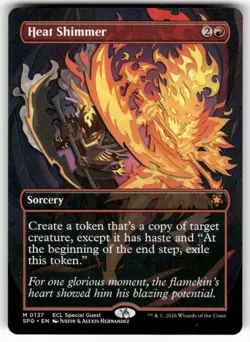 Heat Shimmer Borderless 137 NM MTG Special Guest Magic - Image 1