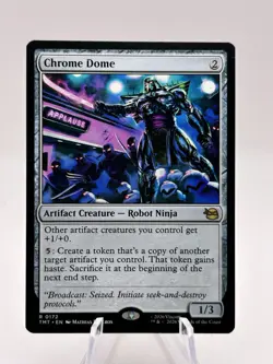 Chrome Dome 0172 Teenage Mutant Ninja Turtles TMT MTG NM - Image 1