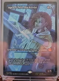 April O'Neil, Hacktivist (0282) (Showcase) Teenage Mutant Ninja Turtles Foil NM - Image 3