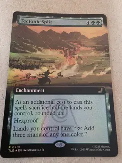 Tectonic Split - #208 Foil (Extended Art) Avatar: The Last Airbender - Mtg - Image 1