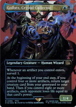 Golbez, Crystal Collector Borderless - Foil - Final Fantasy - (395) NM - Image 2