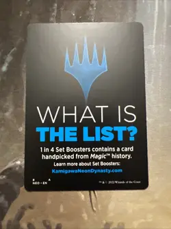 1x Goblin Shaman Token Kamigawa: Neon Dynasty NM Mtg - Image 2