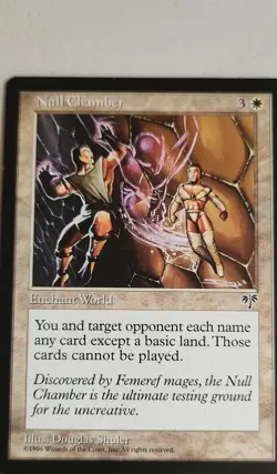 Null Chamber Mirage Regular NM Near Mint MTG - Image 1