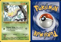 WEEDLE 100/130 COMMON BASE SET 2 POKEMON HP - Image 1