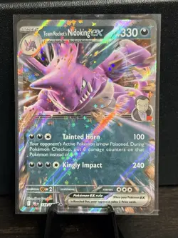 Pokemon TR Nidoking EX 119/182 Destined Rivals Double Rare TCG - Image 1