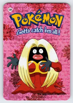 Jynx #124 Pokemon Vending Prism Holo Card Authentic Banned Artwork - Nm/Vlp - Image 1