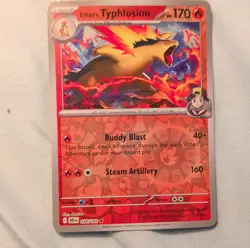Pokemon TCG Ethan's Typhlosion 034/182 Destined Rivals Rare Reverse Holo 170 HP… - Image 1