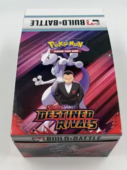 Pokemon Scarlet & Violet Destined Rivals Build And Battle Box Display Case EMPTY - Image 1