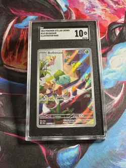 SGC 10 Bulbasaur 143/142 Illustration Rare Stellar Crown 2024 #143 Pokemon - Image 1