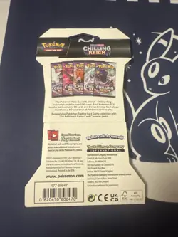 Pokemon TCG - Chilling Reign Sleeved Booster Pack (SEALED) - Image 2