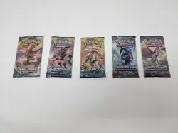 Pokemon TCG 5X Sleeved Booster Pack Lot - Sun and Moon And SWSH Era - SEALED - Image 1