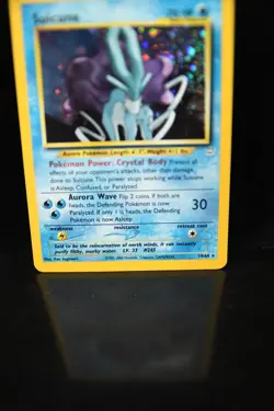 Pokemon TCG Neo Revelations Suicune 14 / 64 Holo Rare Unlimited - Image 5