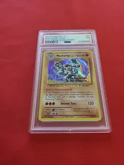 Pokemon: Machamp STAFF PRERELEASE PROMO #59/108 Holo Rare Evolutions 2016 -PSA 7 - Image 3
