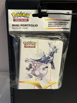 Pokemon TCG Mini Portfolio Binder 60-Pocket with Booster Pack New Sealed - Image 1