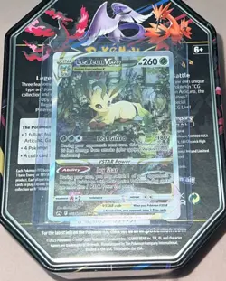 2023 Pokemon TCG Leafeon VStar Crown Zenith Full Art Galarian Gallery GG35/GG70 - Image 1