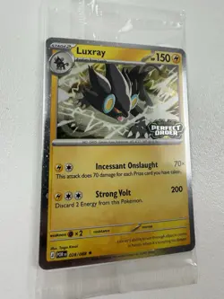 Pokemon Luxray 028/088 - Best Buy Perfect Order Stamped Promo - Sealed - NM - Image 3