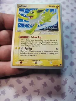 Pokemon TCG Jolteon Gold Star 101/108 World Championships 2008 - Image 4