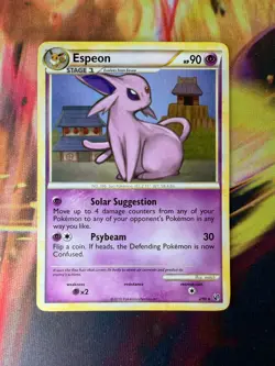 Espeon 2/90 NM Non Holo Rare HGSS Undaunted 2010 Pokemon TCG - Image 1