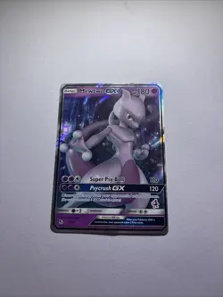Pokemon TCG Mewtwo GX 31/68 Hidden Fates LP-MP - Image 1