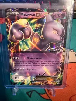 Pokemon TCG Mewtwo EX Black Star Promo XY183 Ultra Rare Holo MP/HP - Image 1