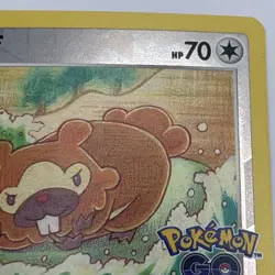 Bidoof 059/078 Peelable Ditto Reverse Holo Pokemon 2022 Sword & Shield GO NM - Image 4