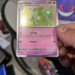 Pokemon TCG SV Mega Evolutions - Kirlia Common #59 059/132 Cosmos Holo - Image 1